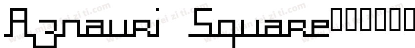 Aznauri Square字体转换